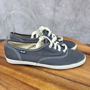 Keds Sneakers Womens 6 Champion‎ Blue Canvas Low Top Casual Shoes WF34200M
